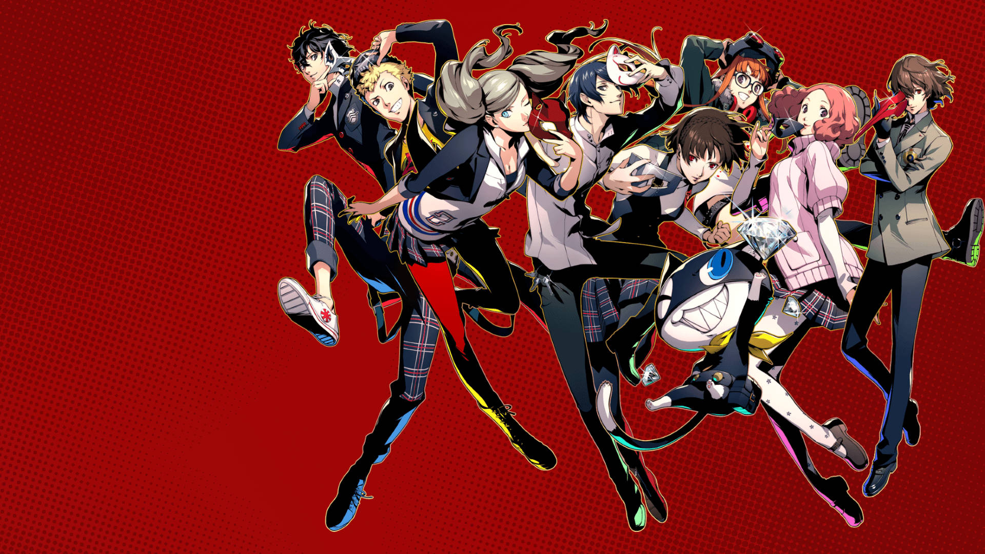 1920x1080 Download Persona 5 Royal Goofy Characters Wallpaper, Desktop