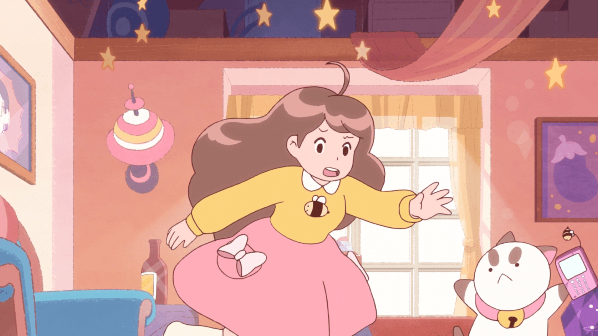 1920x1080 Bee and PuppyCat: Lazy in Space Teases Natasha, Desktop