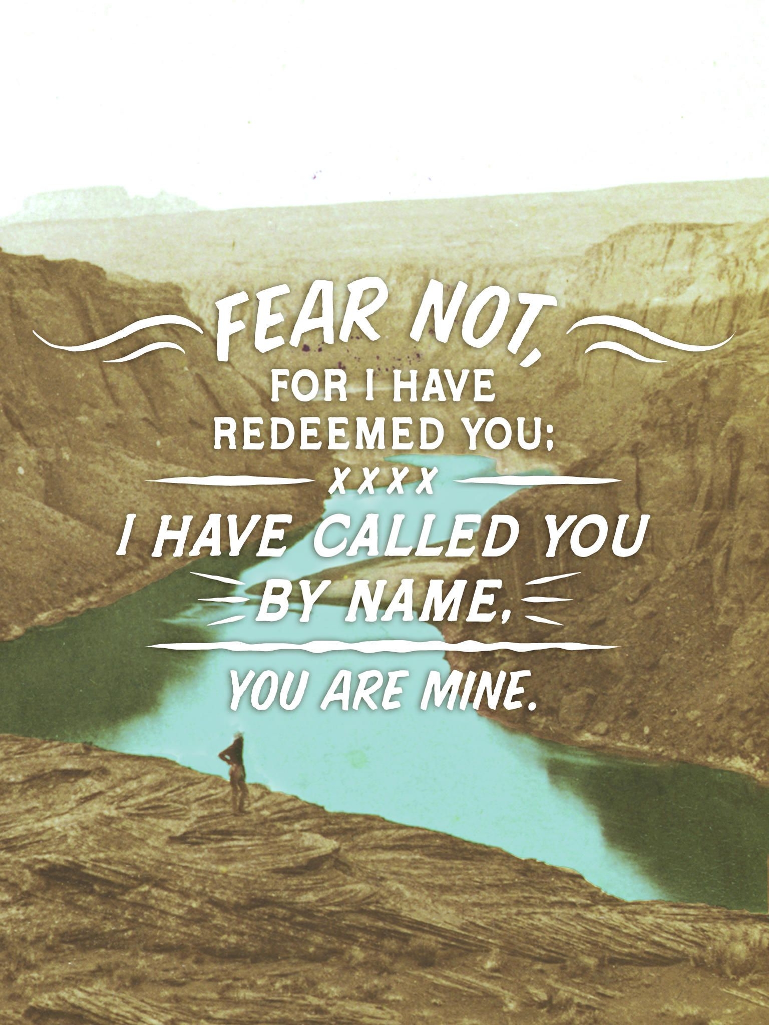 1540x2050 Isaiah 43:1 3 Verses Project, Phone