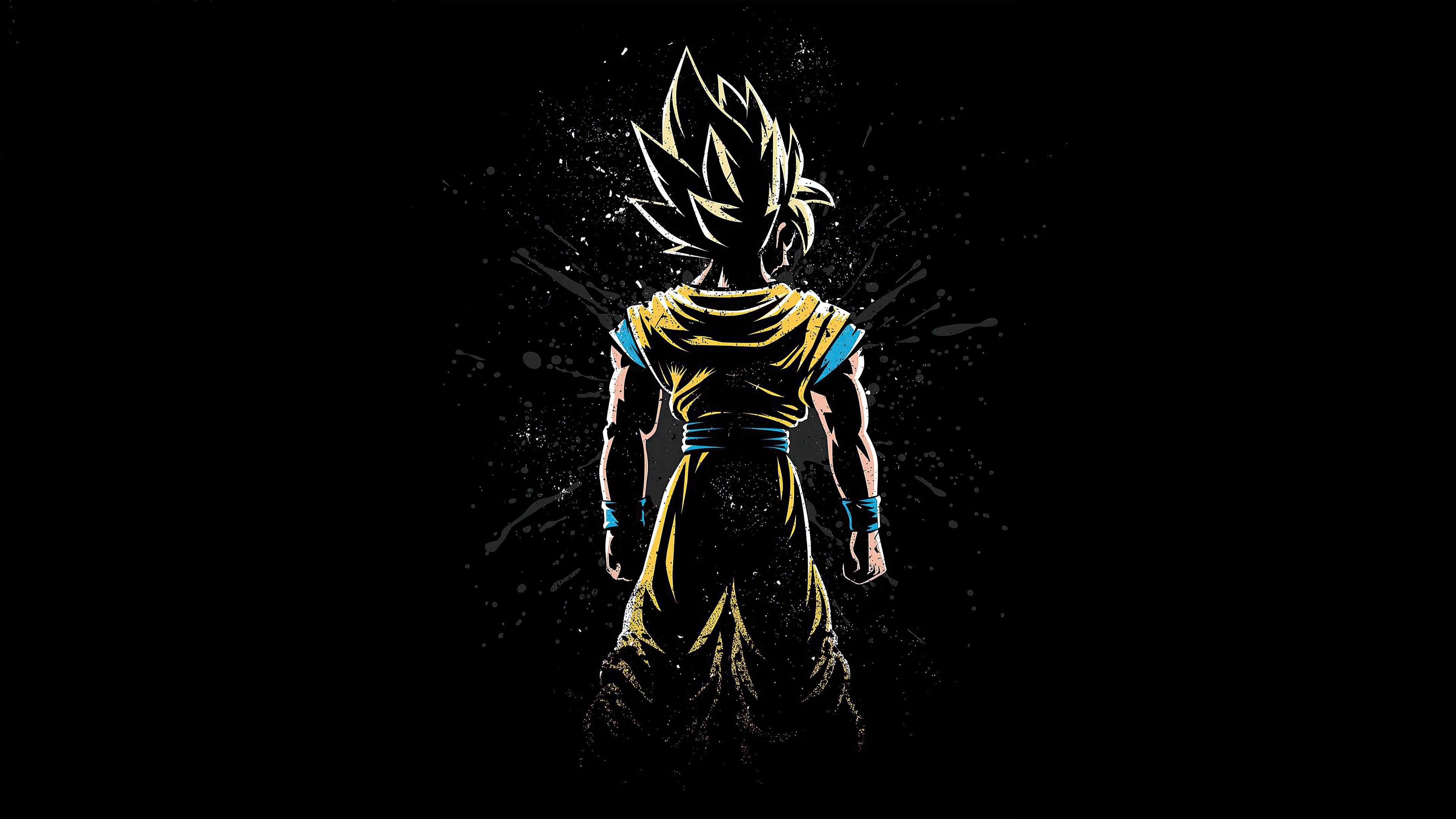 3840x2160 Wallpaper 4k Goku Back 4k Goku Back 4k wallpaper, Desktop