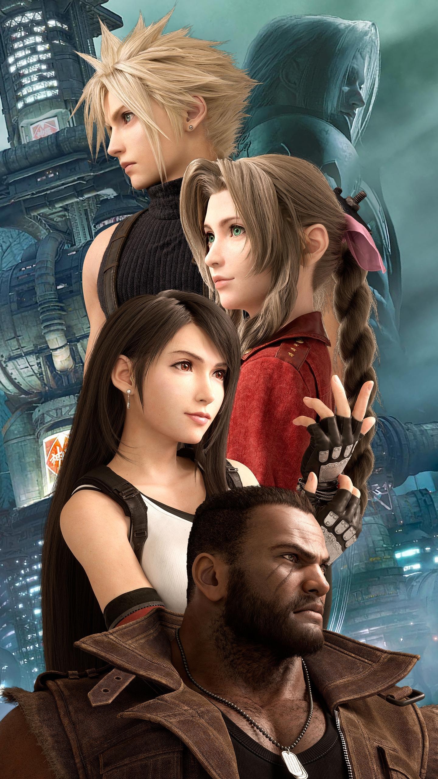 1440x2560 FF7 Remake Portrait Wallpaper (QHD), Phone