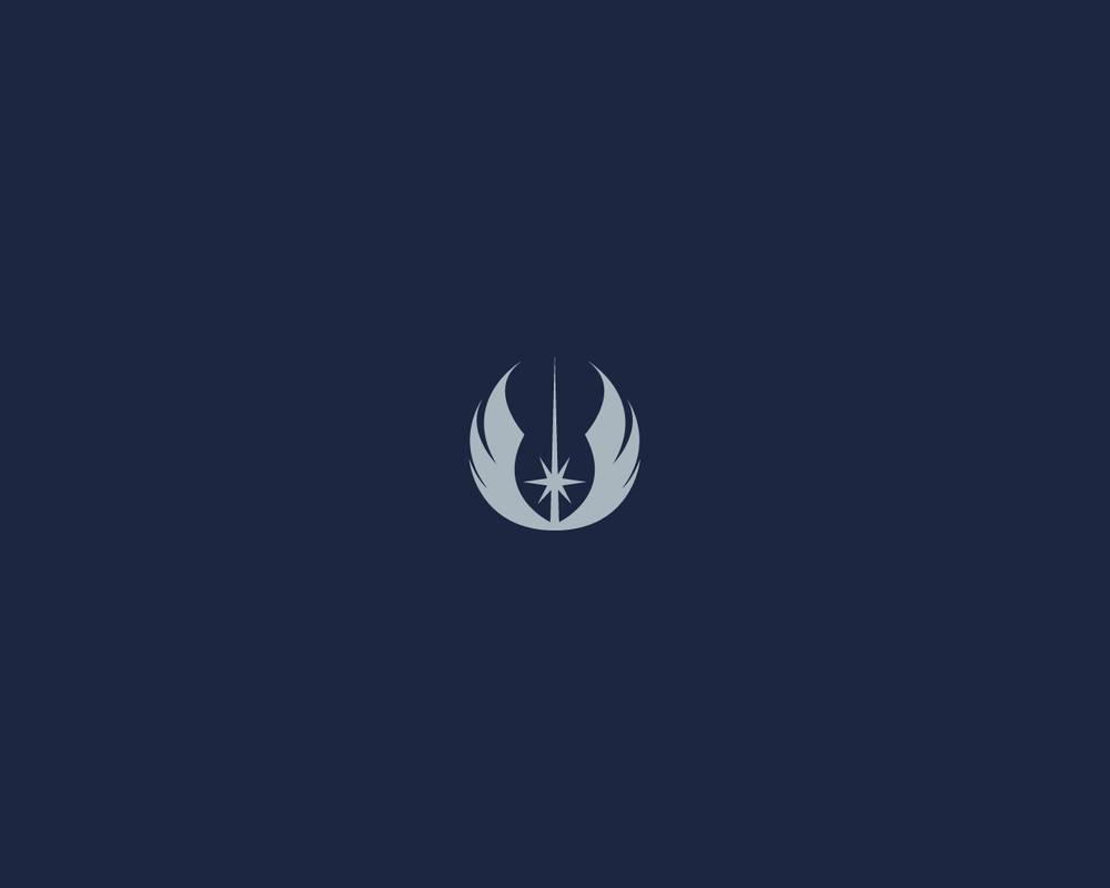 1000x800 Minimalist Star Wars wallpaper: Jedi Emblem, Desktop