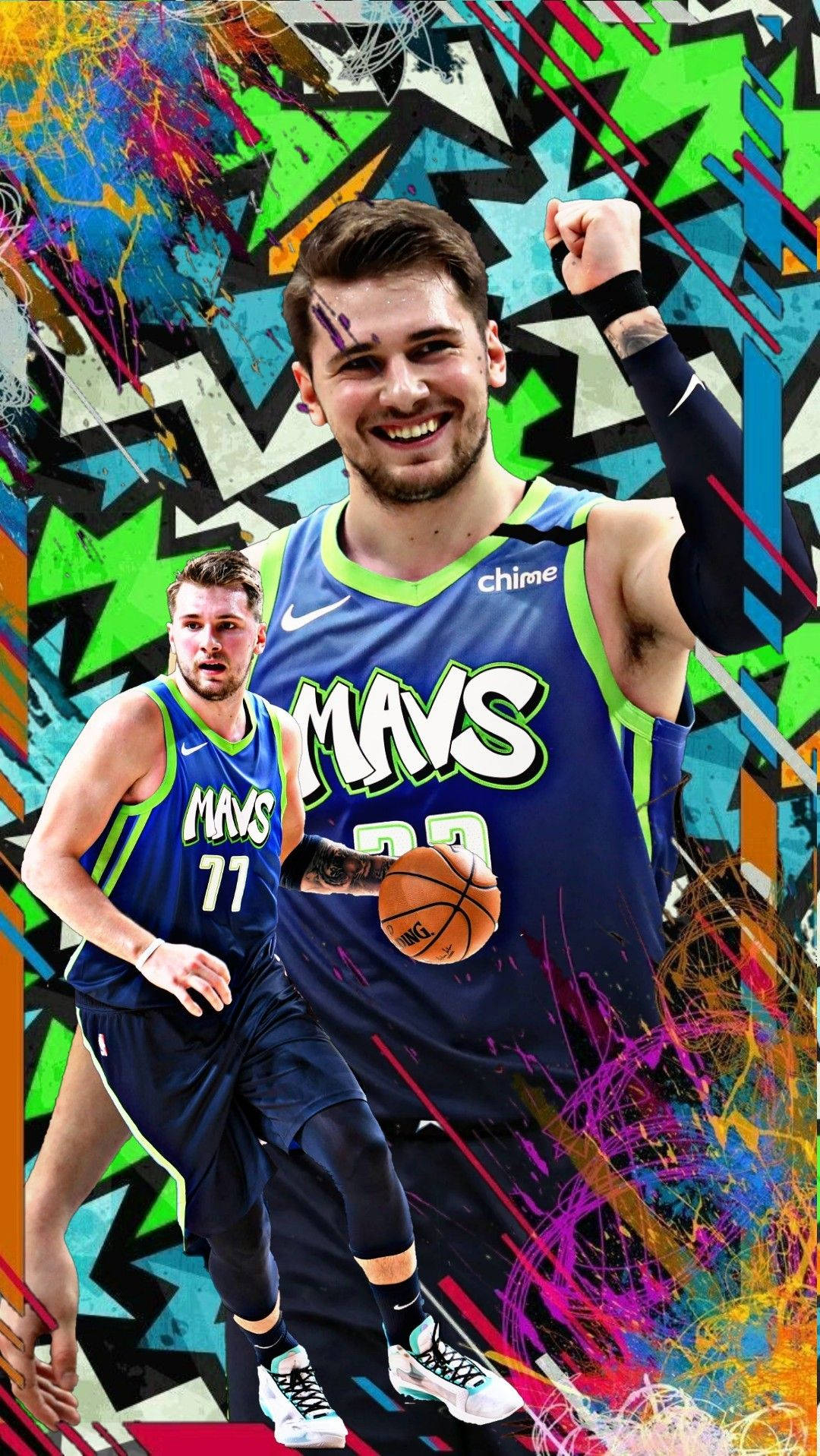 1080x1920 Download Luka Doncic Fan Artwork Wallpaper, Phone