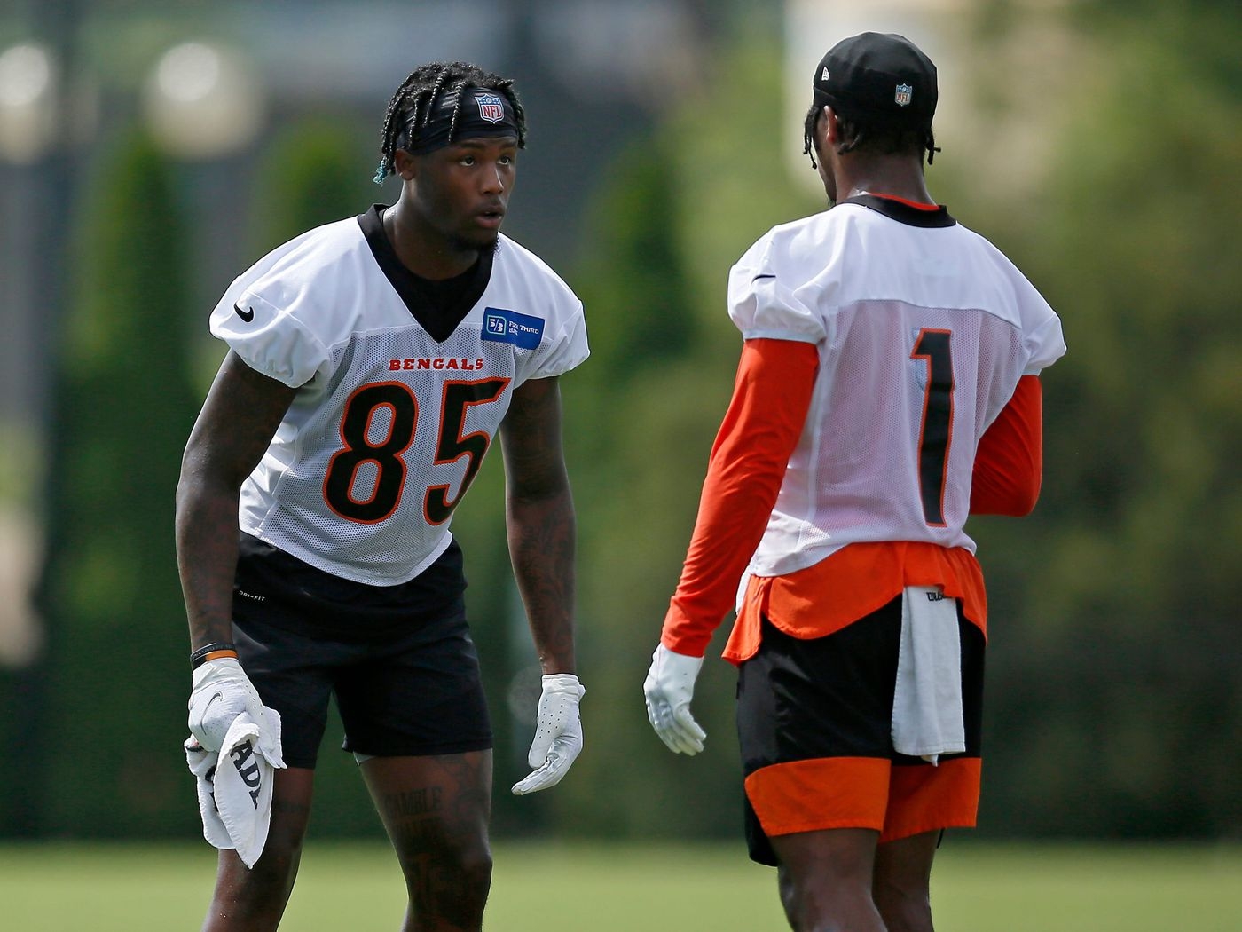 1400x1050 Bengals WR fantasy camp battles 2021: Tee Higgins vs. Ja'Marr Chase, Desktop