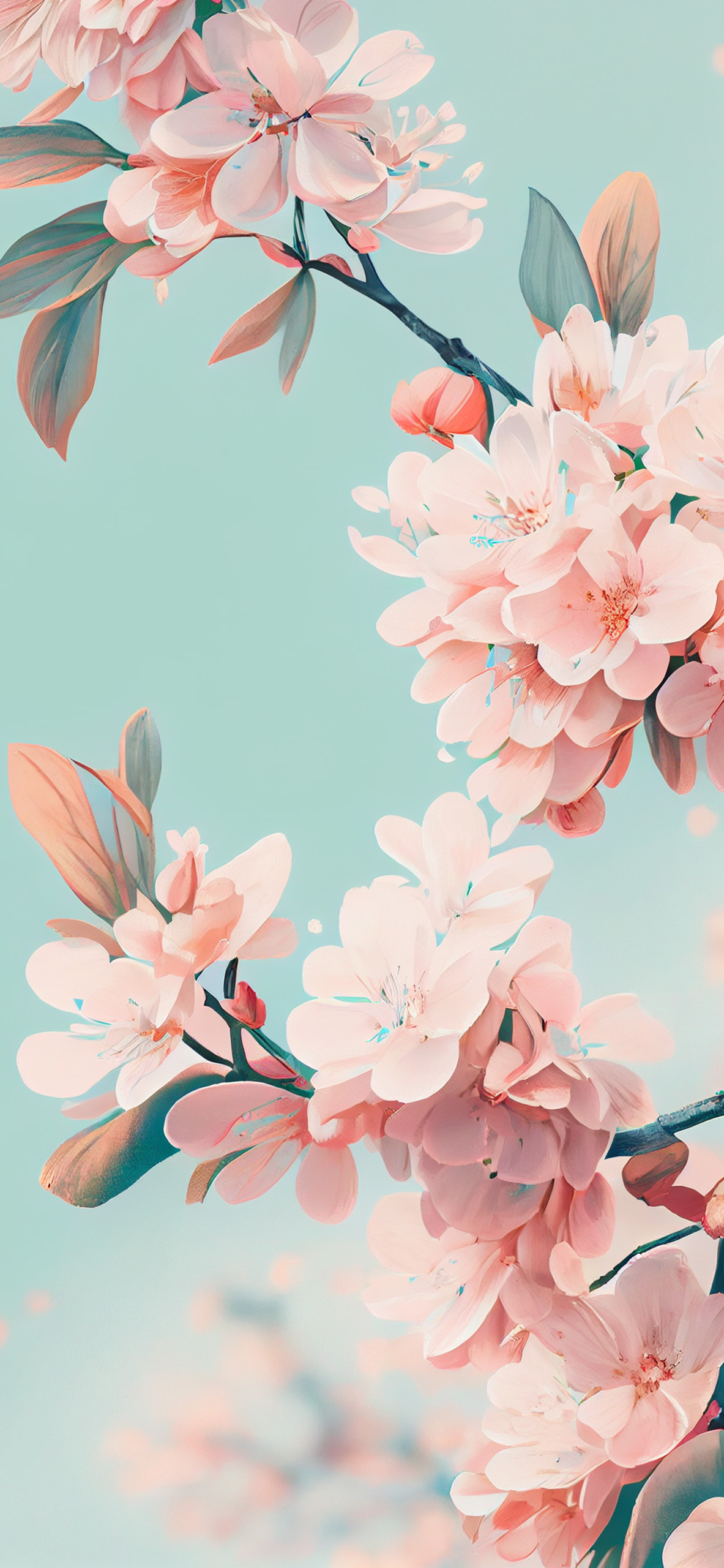 1190x2560 Cherry Blossom Spring Wallpaper, Phone