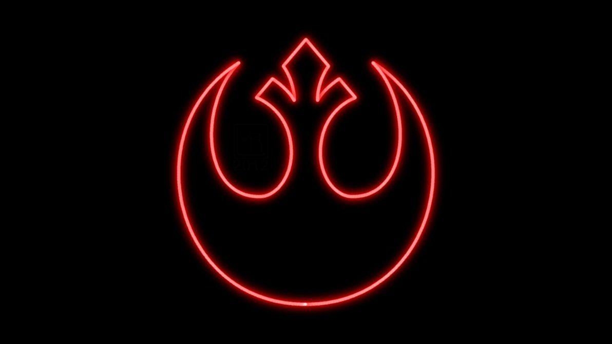 1200x670 Star Wars: Rebel Alliance Neon Logo WP, Desktop