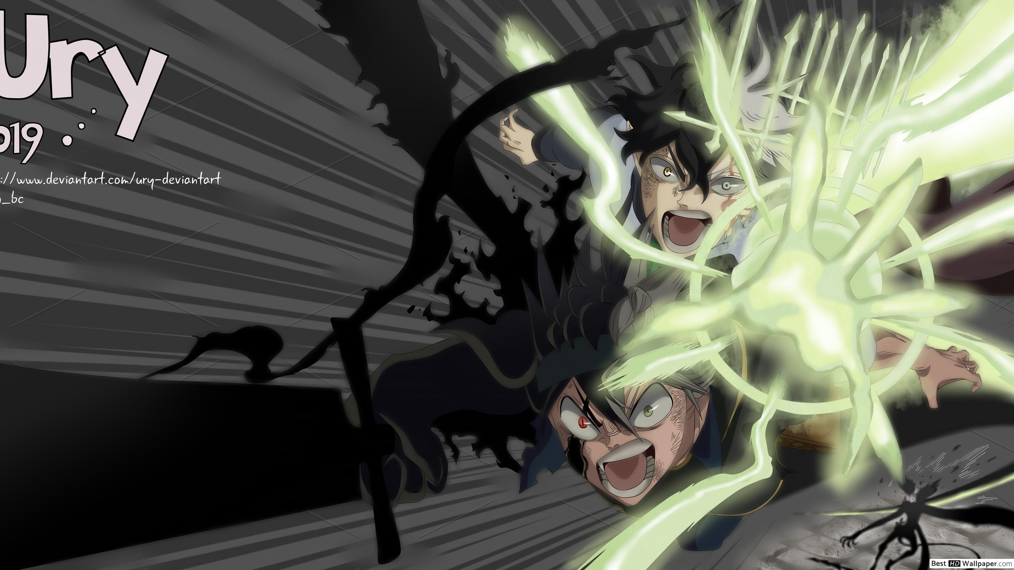 3560x2000 Black Clover & Yuno Vs Devil HD wallpaper download, Desktop