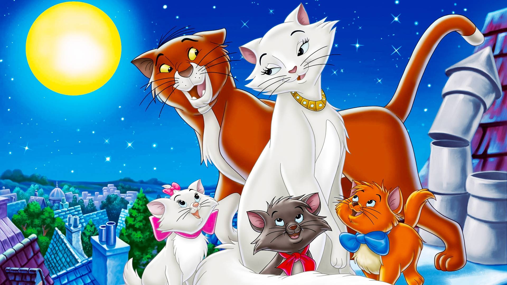 1920x1080 The Aristocats movie trailer, cast, posters and HD wallpaper, Desktop