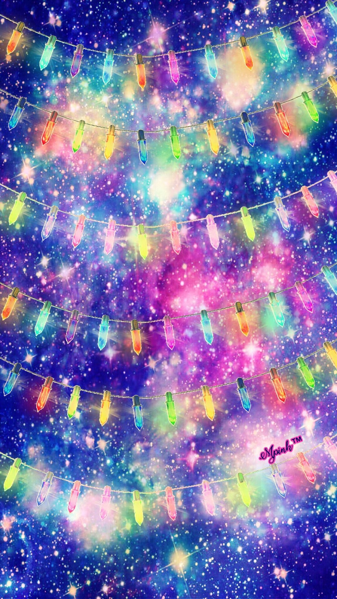 1080x1920 Christmas Lights Galaxy Wallpaper #androidwallpaper #iphonewallpaper #wall. Wallpaper iphone christmas, Christmas wallpaper iphone tumblr, Glitter phone wallpaper, Phone