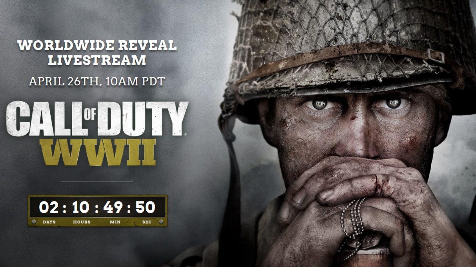 1600x900 Call of Duty: WWII is a thing, here's when to watch reveal, Desktop