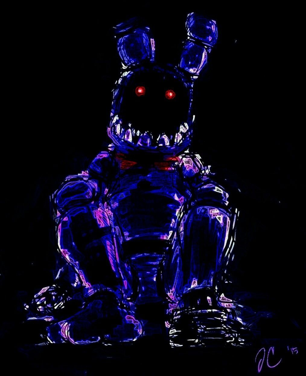 1020x1250 Withered Bonnie. Fnaf wallpaper, Fnaf, Fnaf art, Phone