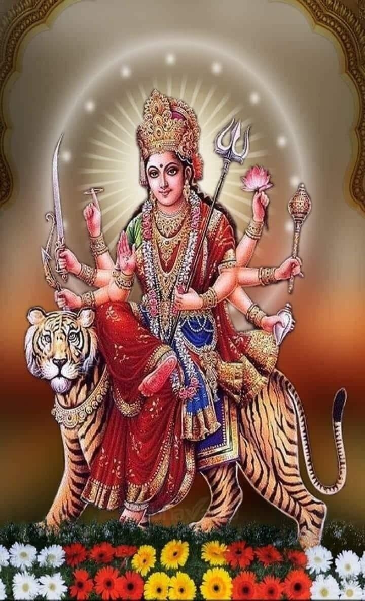 720x1190 Durga Maa HD Full Screen Mobile Wallpaper for Android, Phone