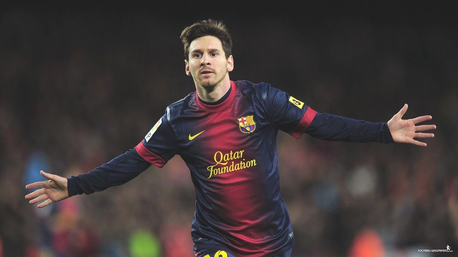 1920x1080 Lionel Messi Goal Celebration La Liga Wallpaper: Players, Teams, Desktop