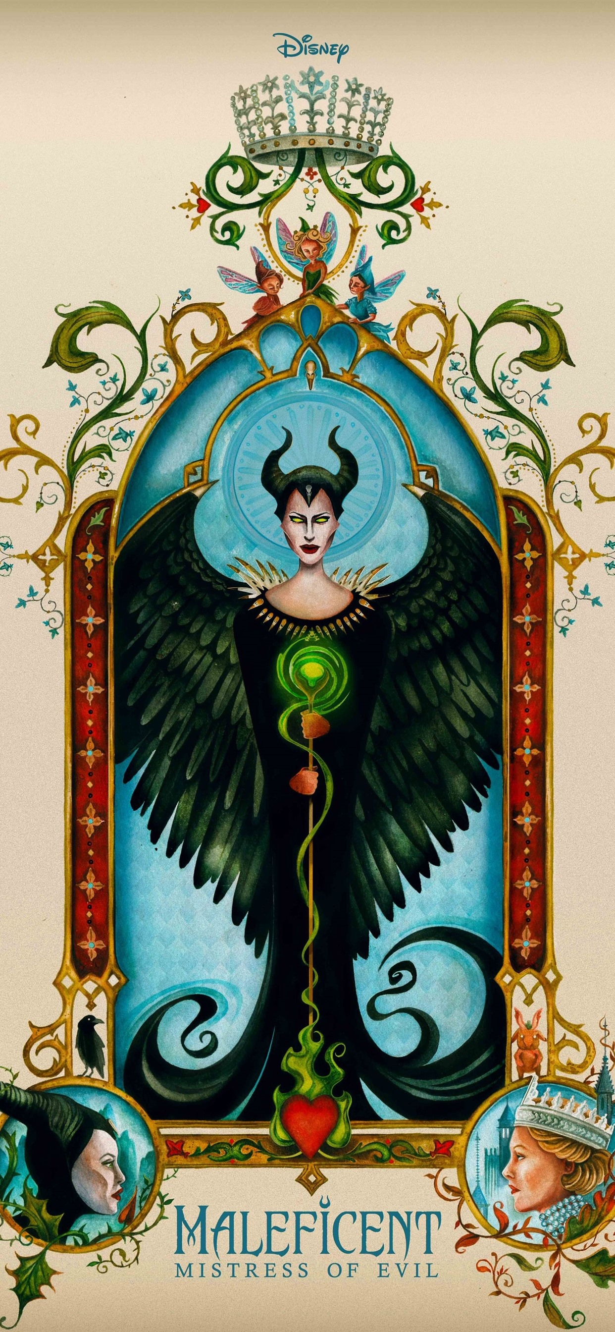 1250x2690 Maleficent Art Picture  IPhone 11 Pro XS Max Wallpaper, Background, Picture, Image, Phone