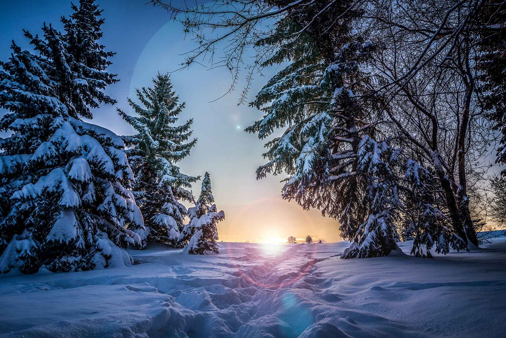 1730x1160 x Winter Wonderland iPhone Xs Wallpaper, Desktop