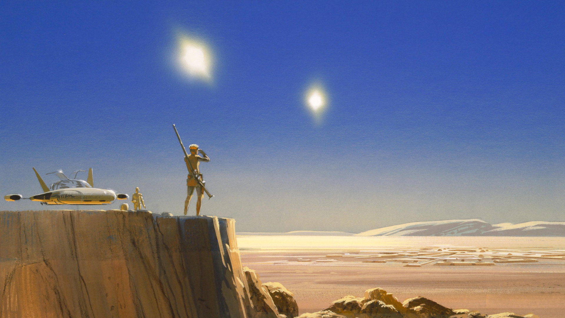 1920x1080 Ralph McQuarrie Star Wars Concept Art Wallpaper, Desktop