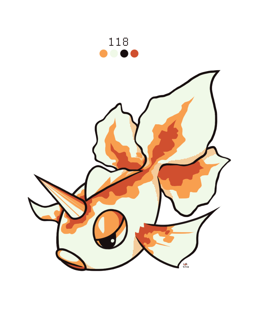 830x1040 118. Goldeen By Rock Bomber, Phone