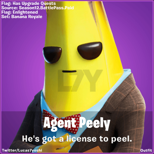 520x520 Agent Peely Fortnite wallpaper, Phone