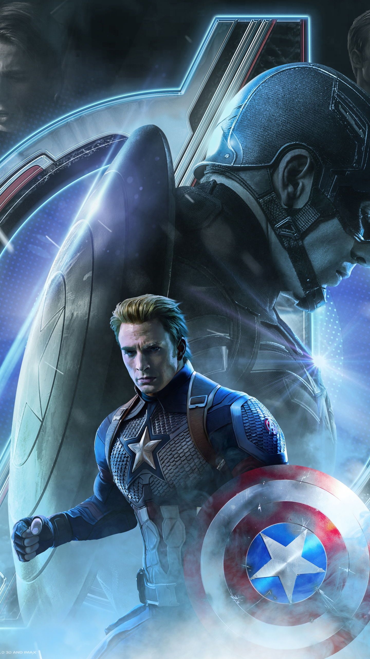 1440x2560 Avengers Endgame Captain America, Phone