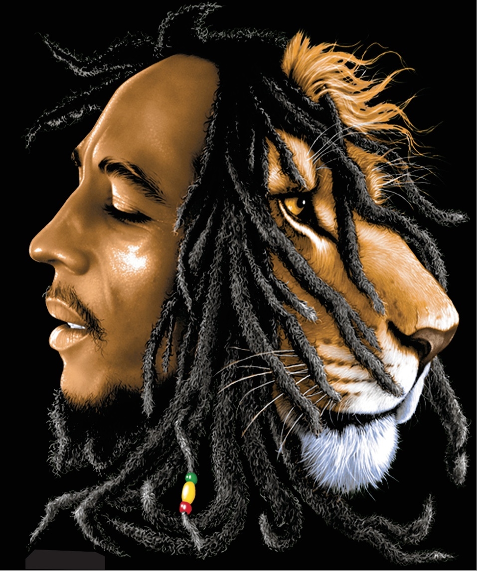 960x1150 Bob Marley and Lion Wallpaper, Phone