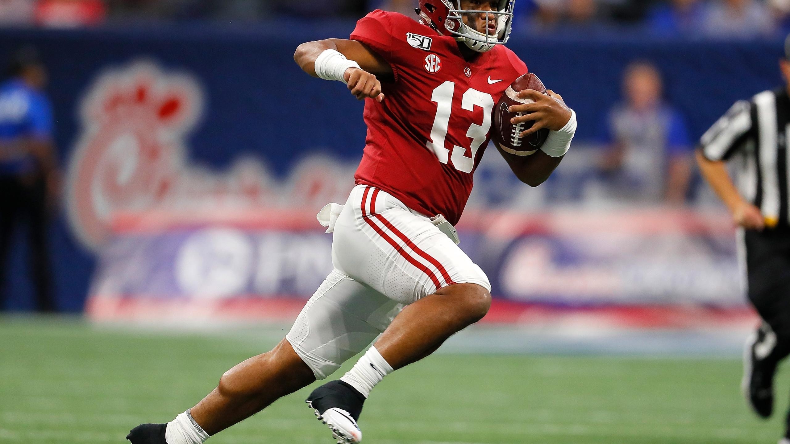 2560x1440 Saban says Tagovailoa 'works out like crazy', says he might, Desktop