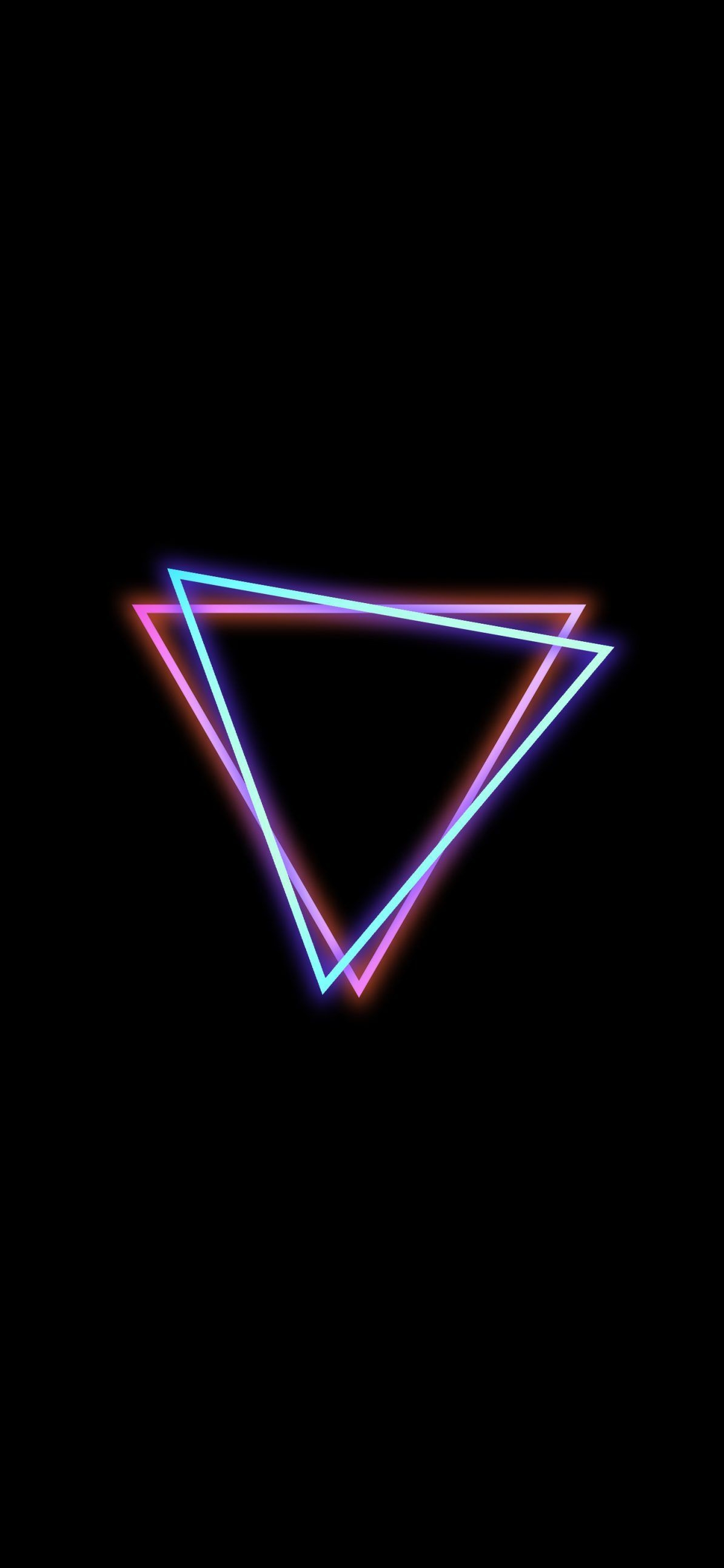 1200x2590 Dual Triangles Amoled Wallpaper.in. Neon wallpaper, Smartphone wallpaper, Wallpaper, Phone