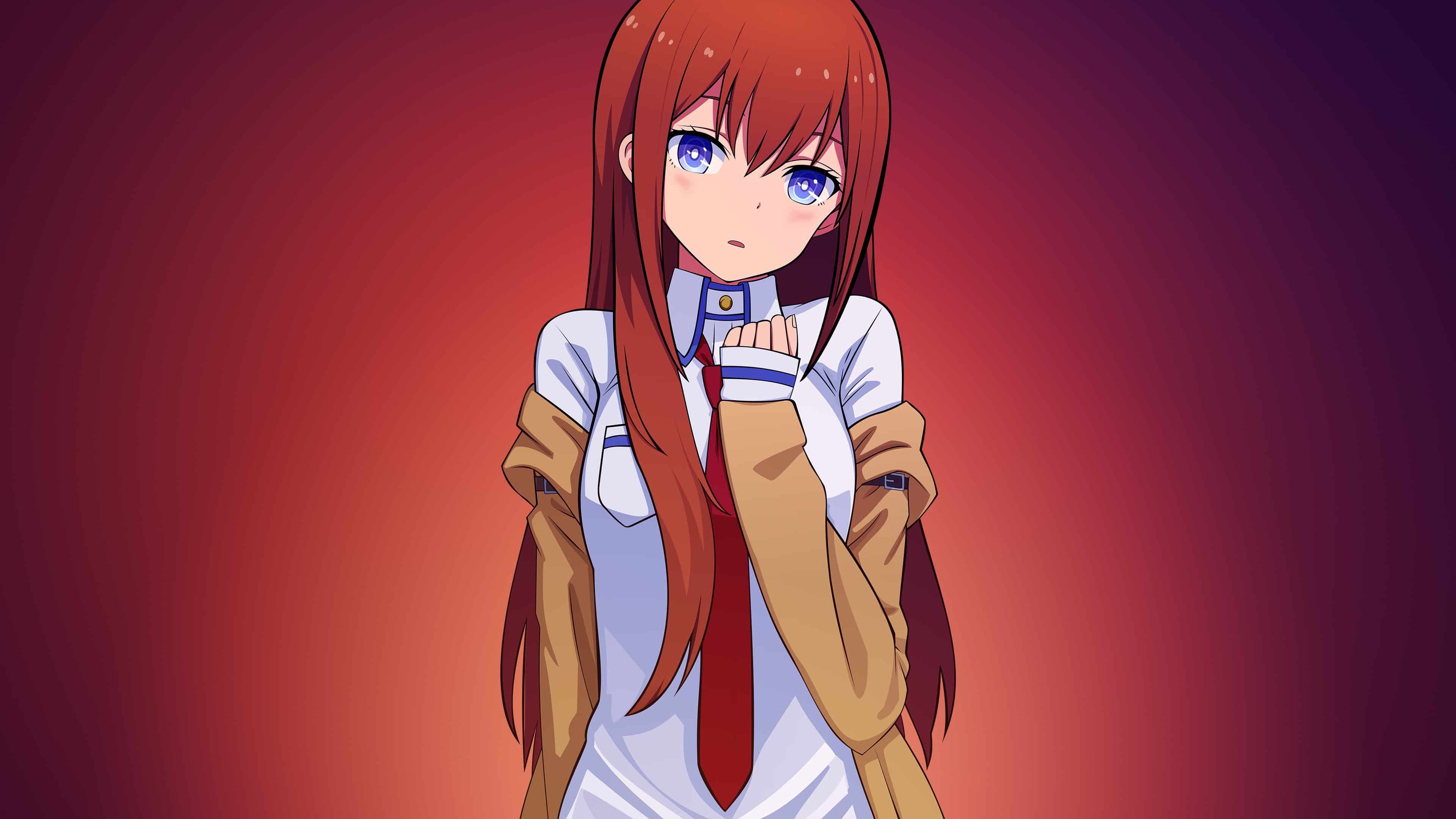 3840x2160 Kurisu Makise UHD 4K Wallpaper, Desktop