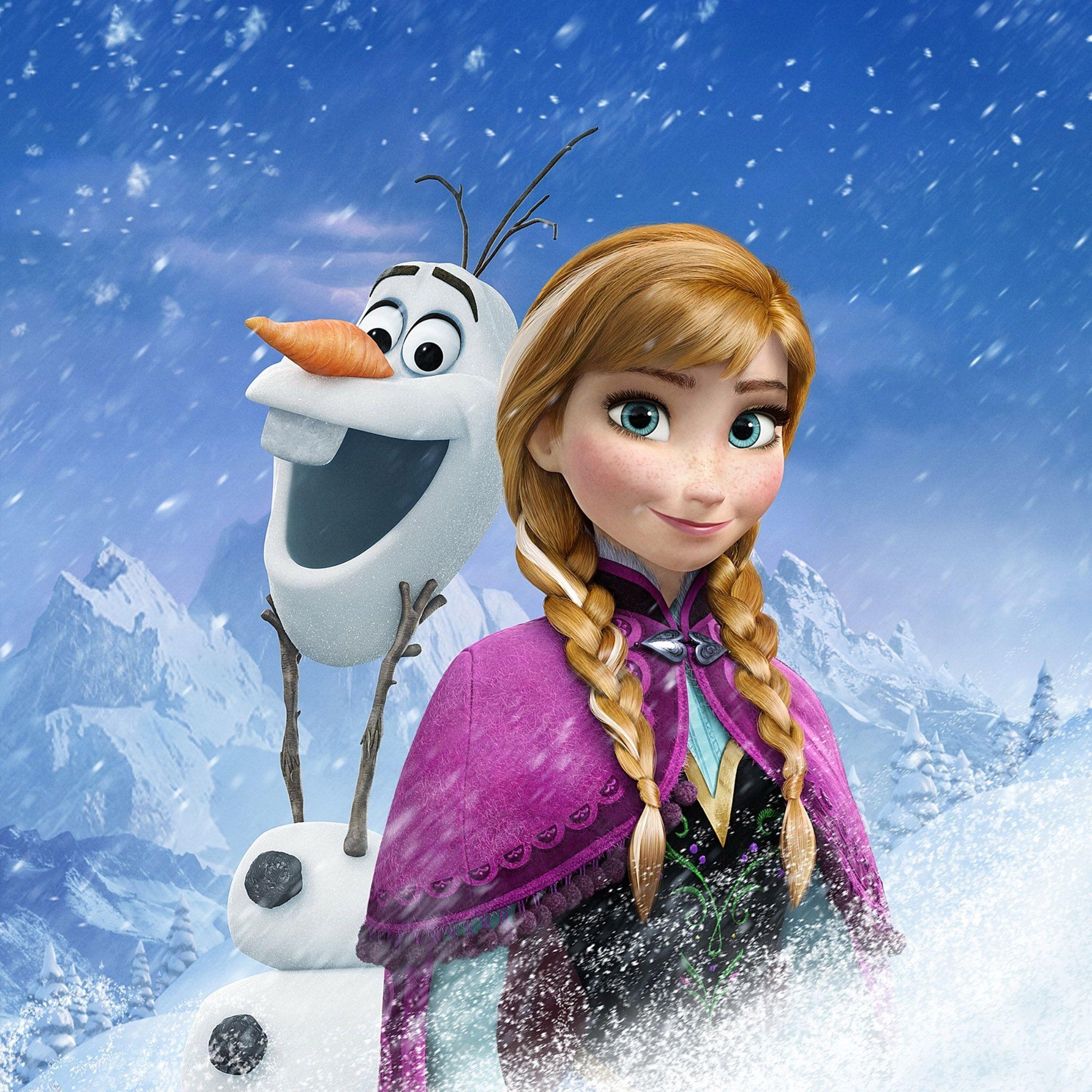 2050x2050 FREEIOS7. Frozen Anna HD IPhone IPad Wallpaper, Phone