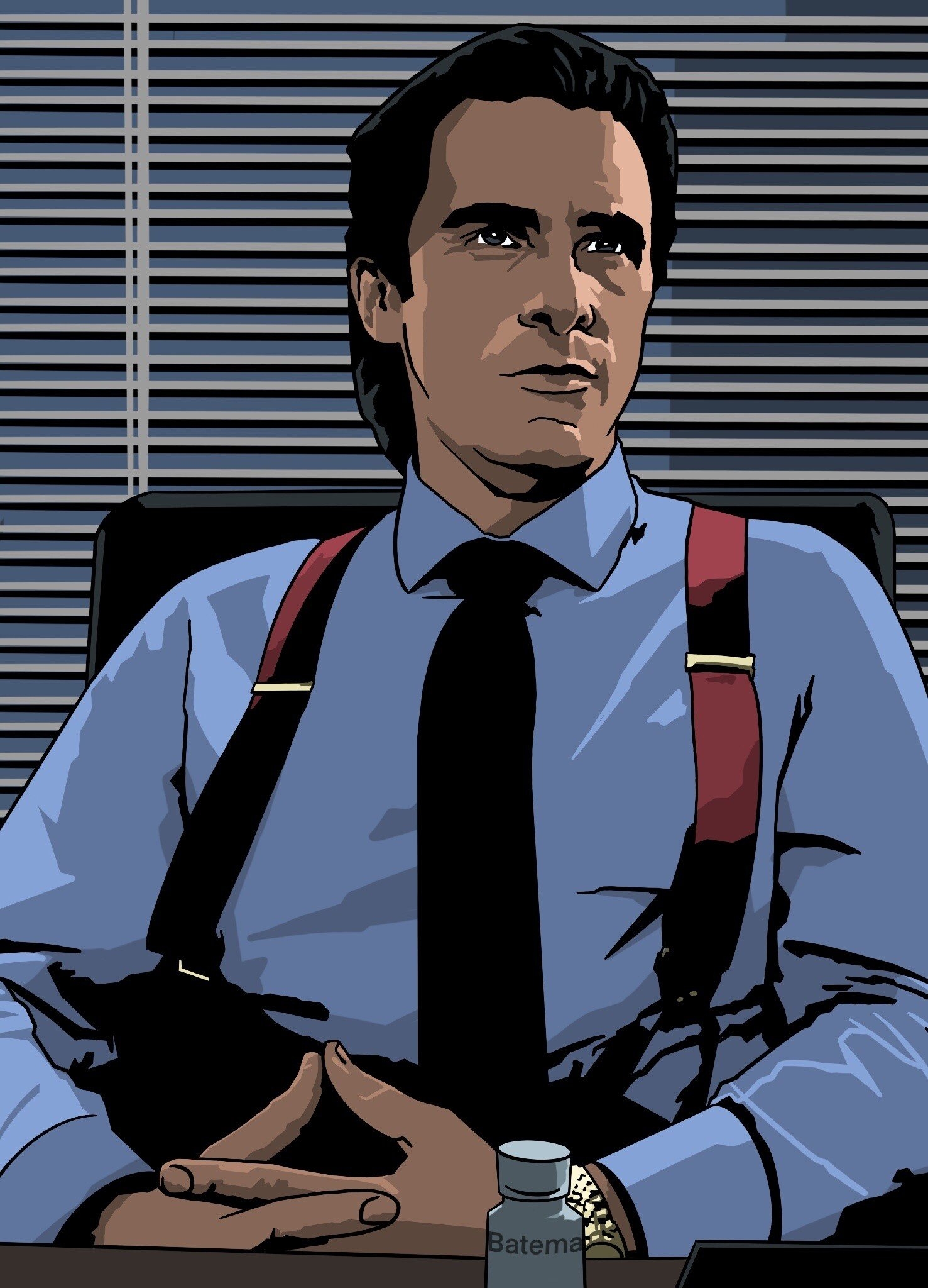 1480x2050 Patrick Bateman, Phone