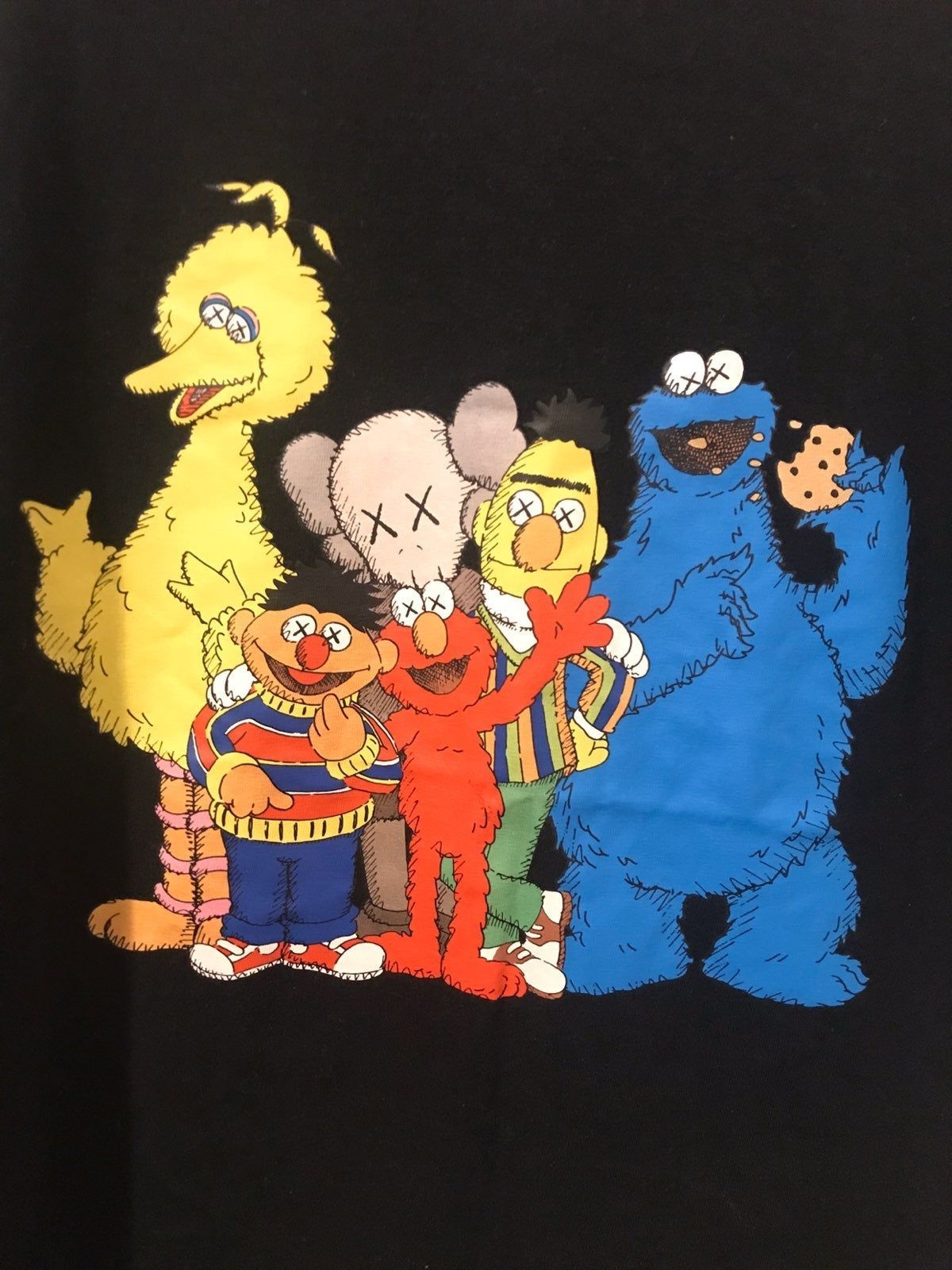 1200x1600 kaws sesame street t shirt size XL. Kaws wallpaper, Cute cartoon wallpaper, Cartoon wallpaper, Phone