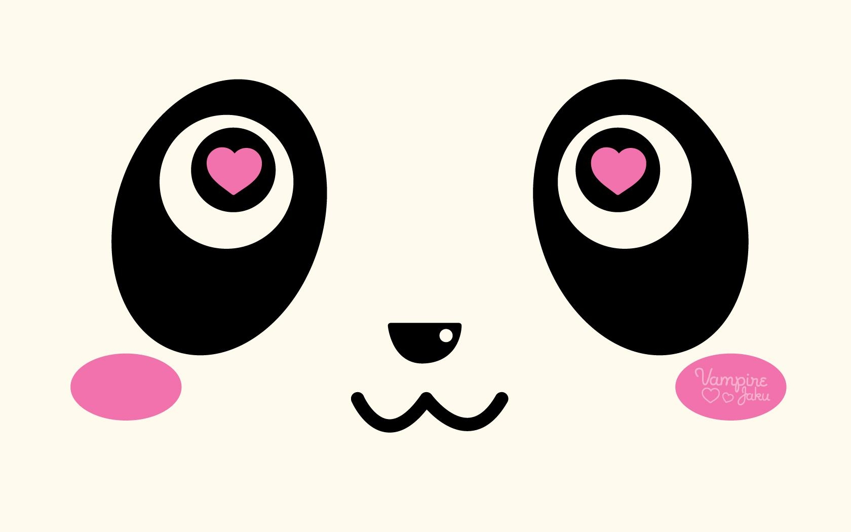 1680x1050 px Kawaii Panda Wallpaper, Desktop