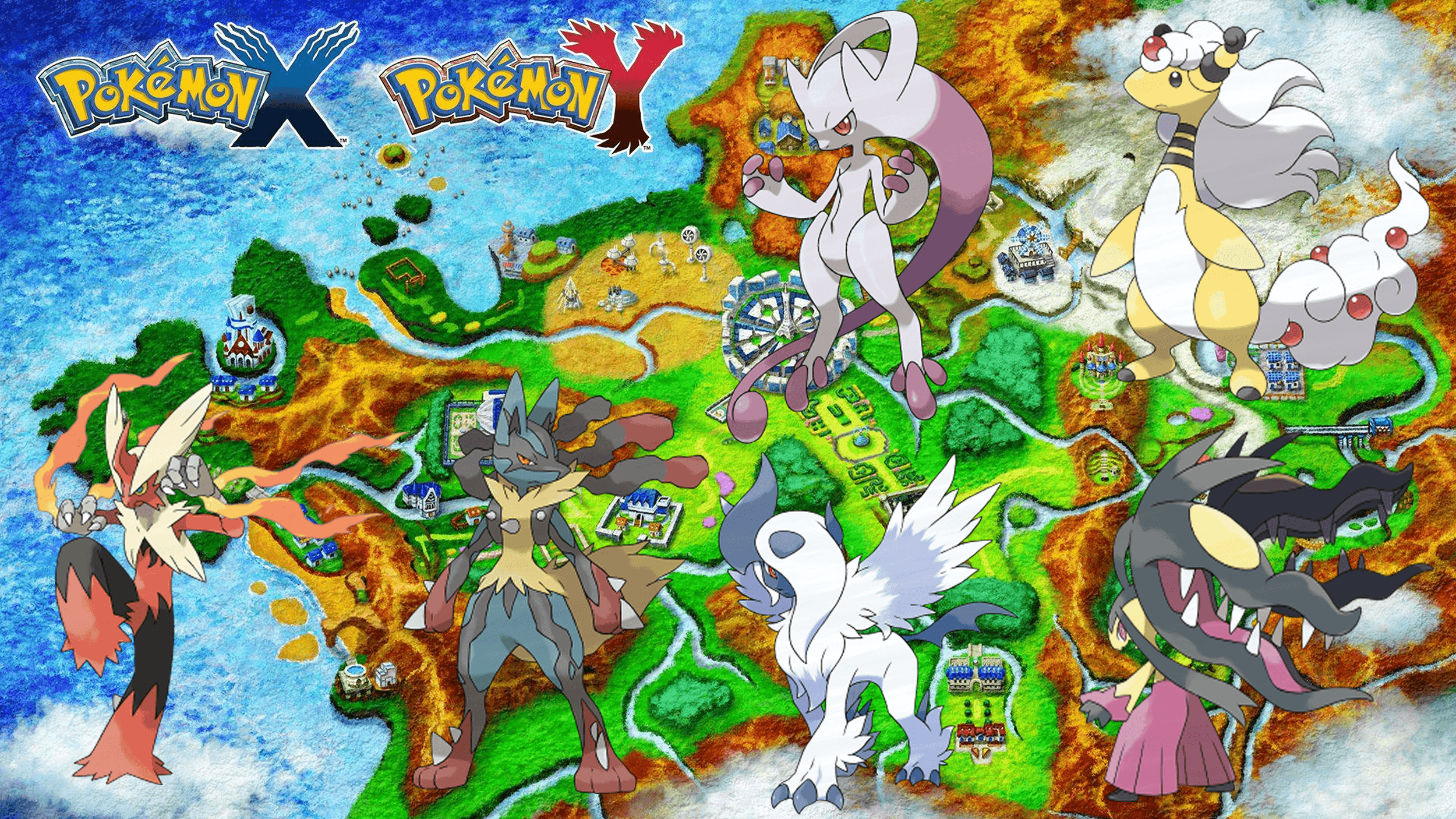 2500x1410 POKEMON X AND Y MEGA EVOLUTIONS WALLPAPER GEN 6 HD, Desktop