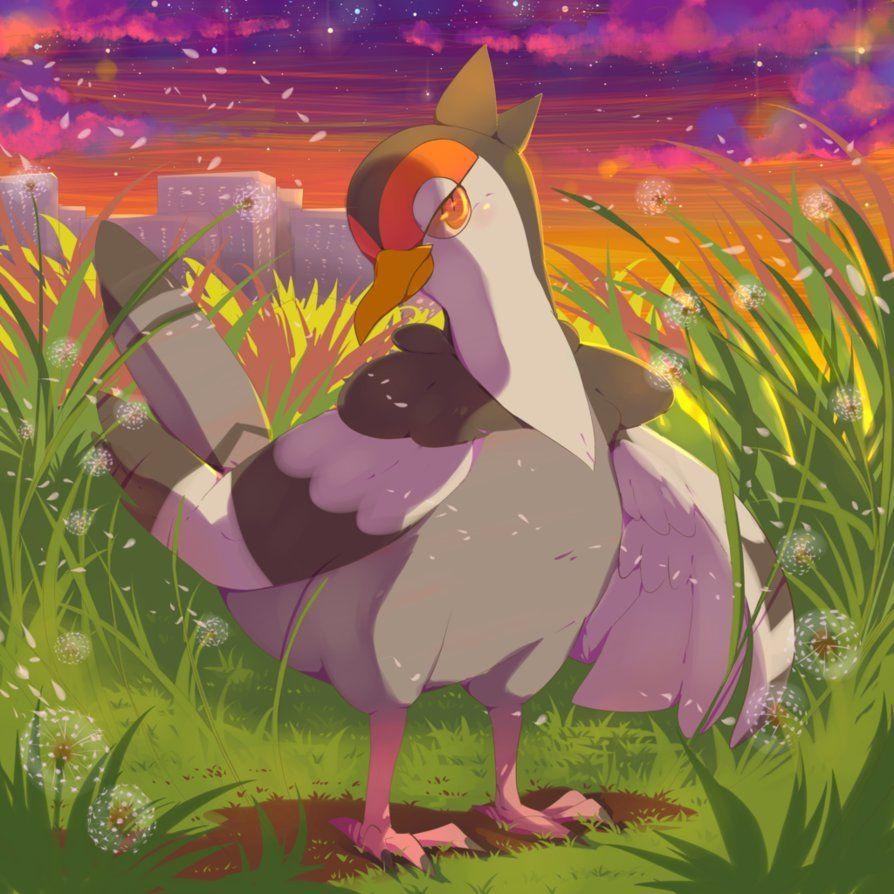 900x900 Pokemon- Tranquill and dandelions, Phone