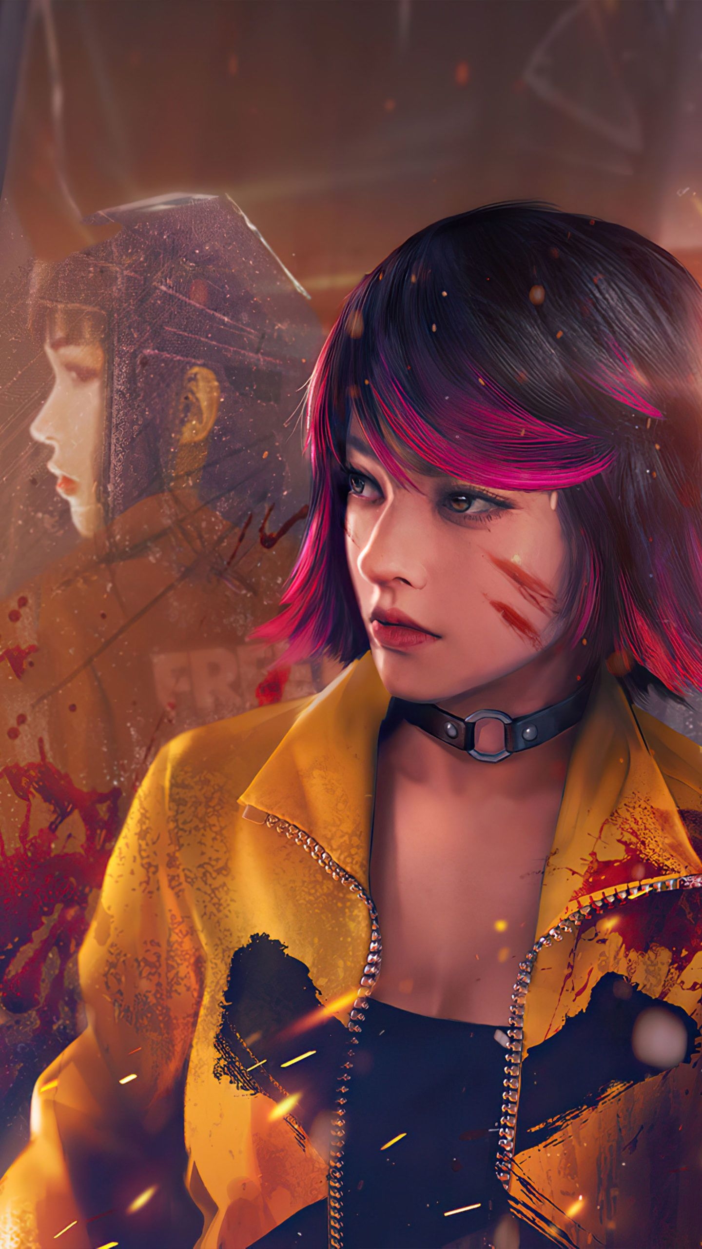 1440x2560 Kelly Garena Free Fire 2020. Digital art girl, Download cute wallpaper, Fire art, Phone