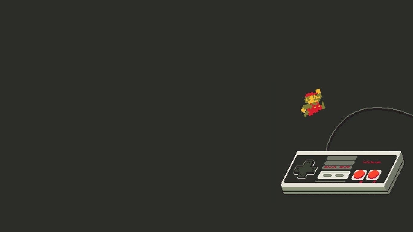 1370x770 #Nintendo Entertainment System, #retro games, #minimalism, #simple background, #Nintendo, #controllers, #Super Mario, wallpaper. Mocah.org HD Desktop Wallpaper, Desktop