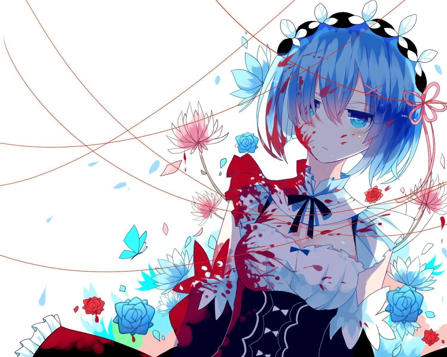 1500x1200 New Anime 1080p Wallpaper Rem Re Zero, Desktop