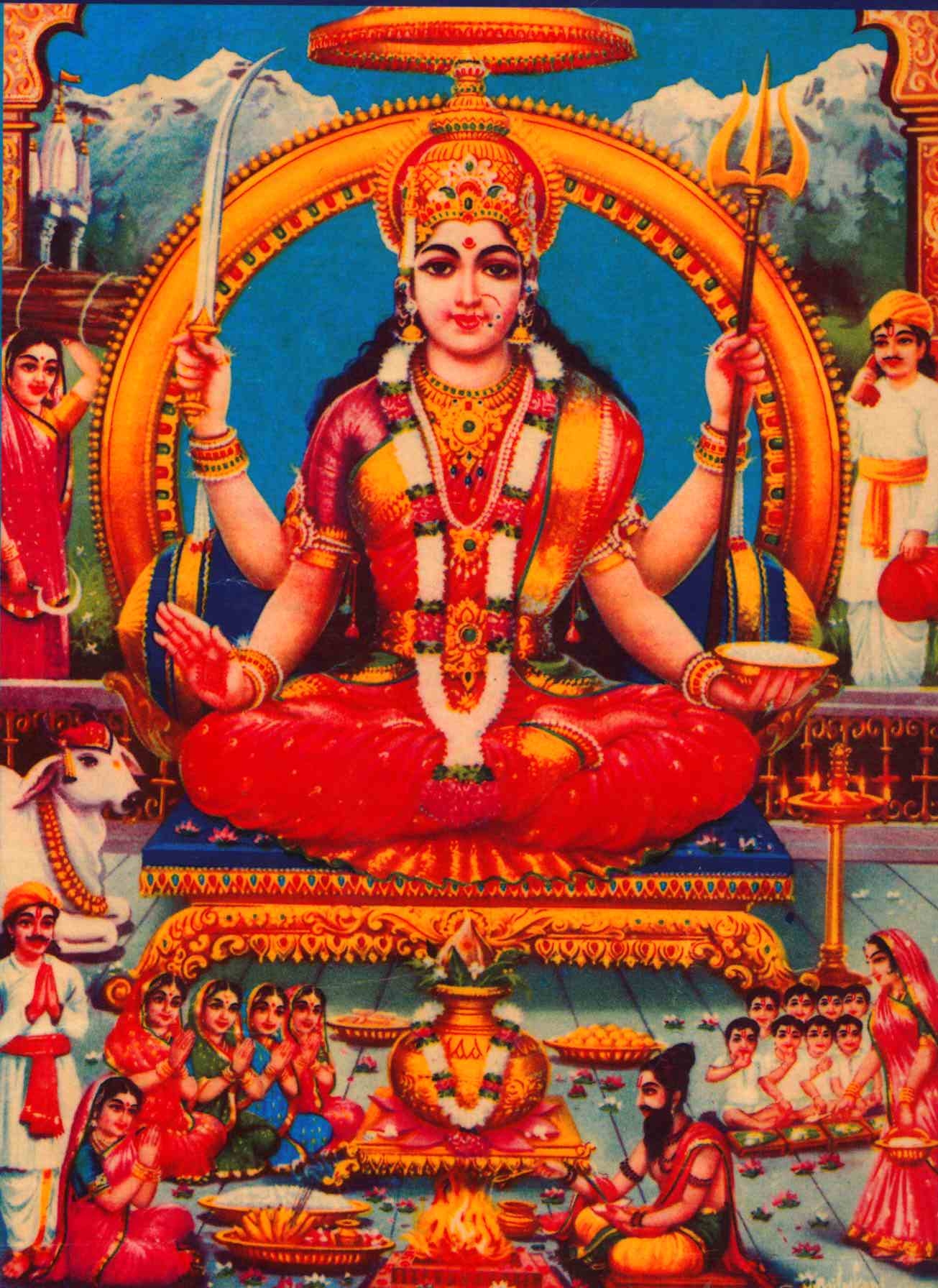 1310x1800 Santoshi Mata HD Wallpaper, Picture, Phone