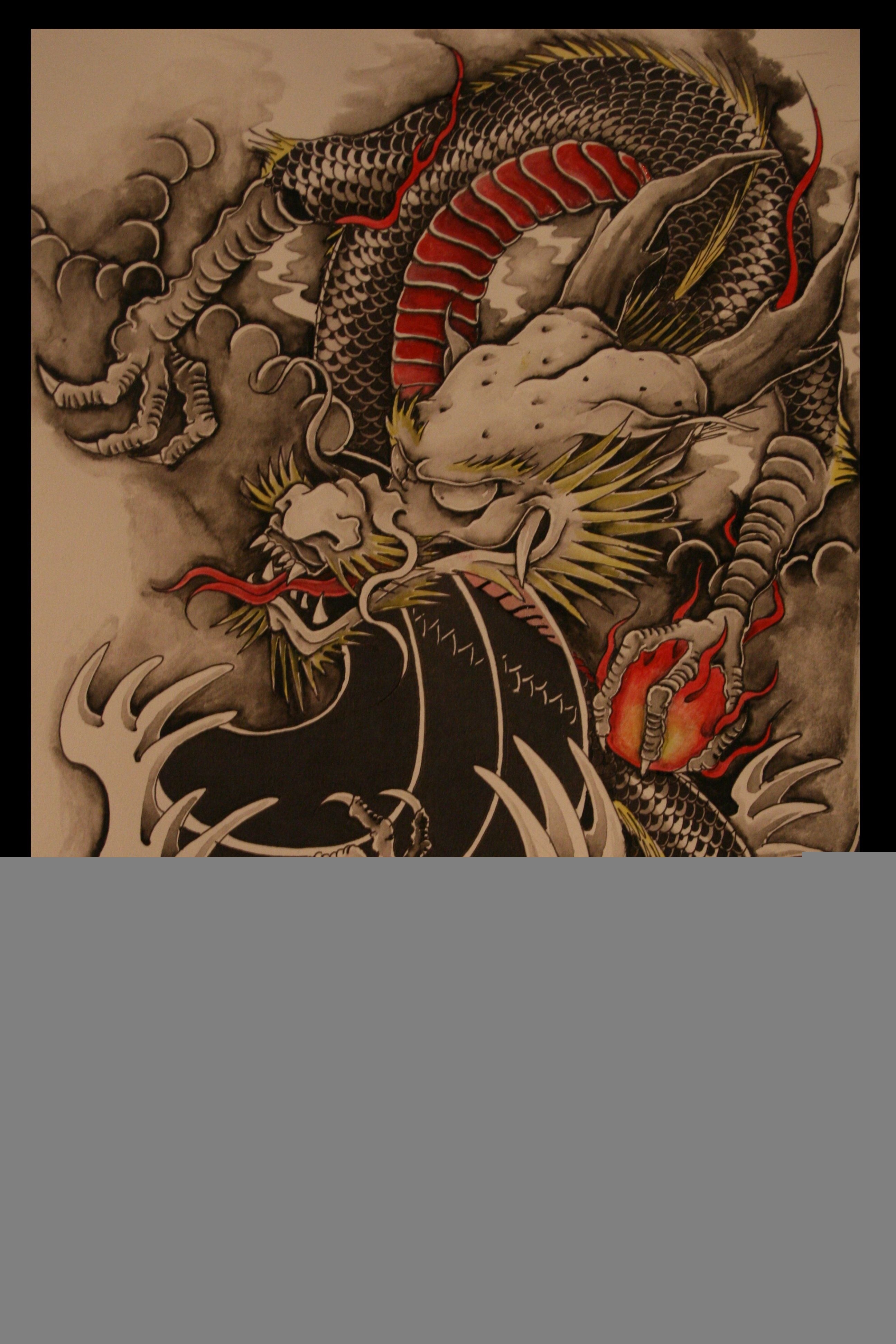 2600x3890 Japanese Dragon Tattoo Wallpaper Free Japanese Dragon Tattoo Background, Phone