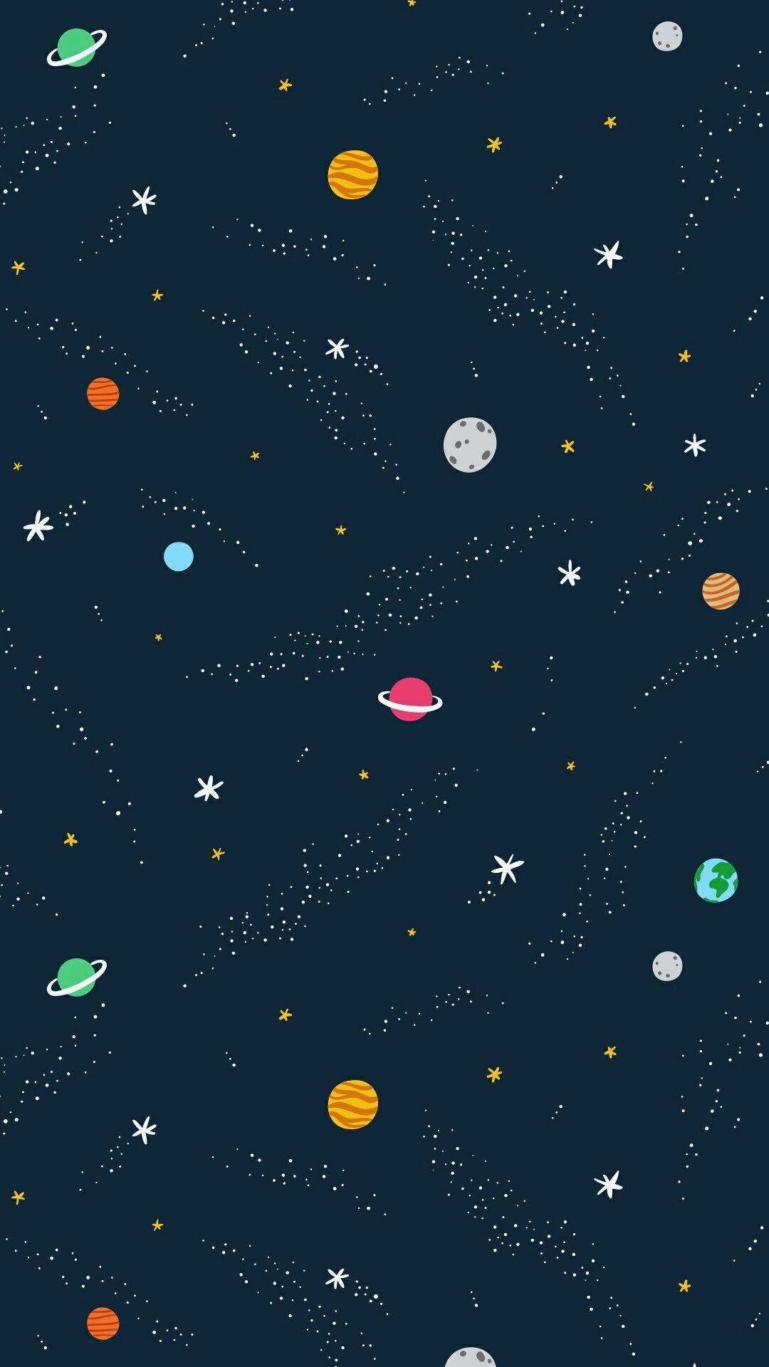 1080x1920 Cute Space Phone Wallpaper Free Cute Space Phone, Phone