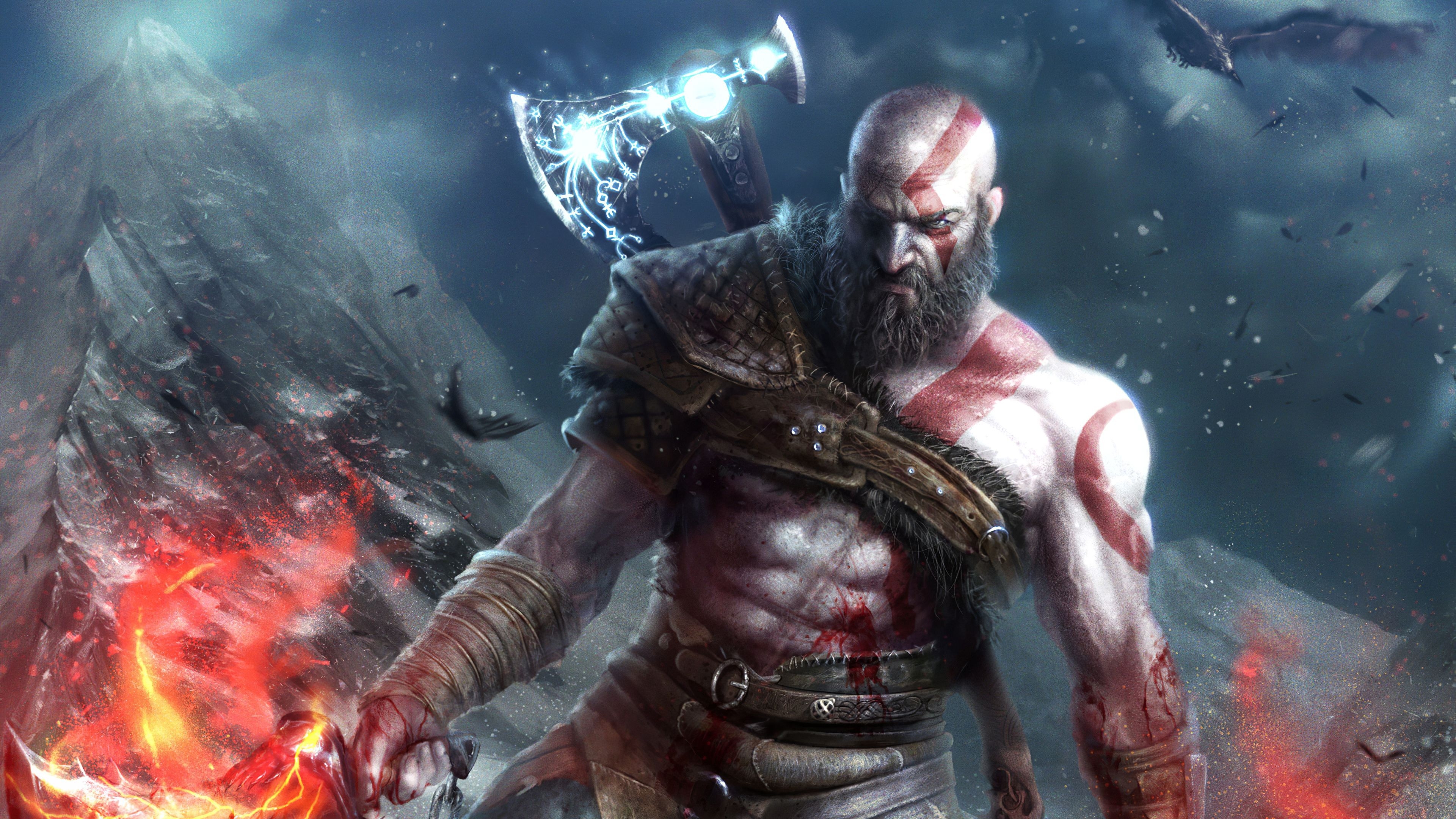 3840x2160 Kratos God of War Wallpaper Free Kratos God of War Background, Desktop