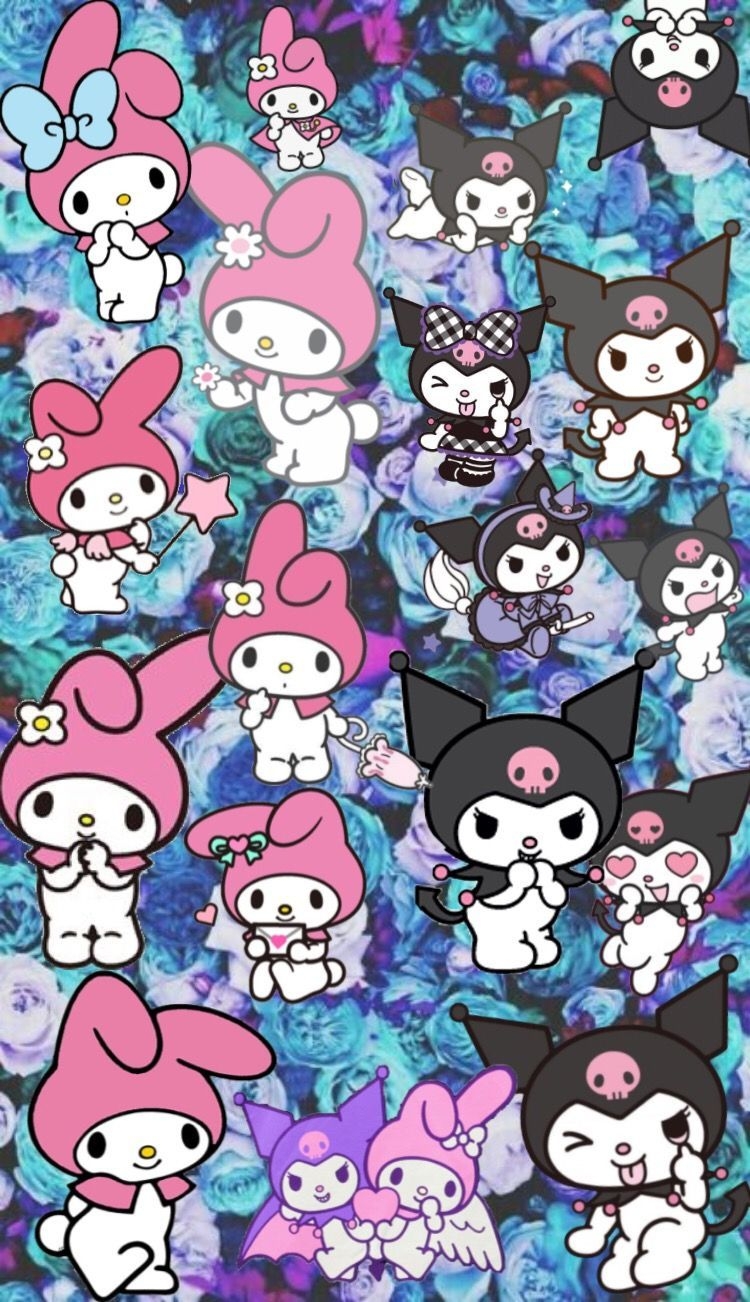 750x1310 wallpaper #wallpaperkawaii #mymelody #kuromi #kawaii Wallpaper & Background Download, Phone