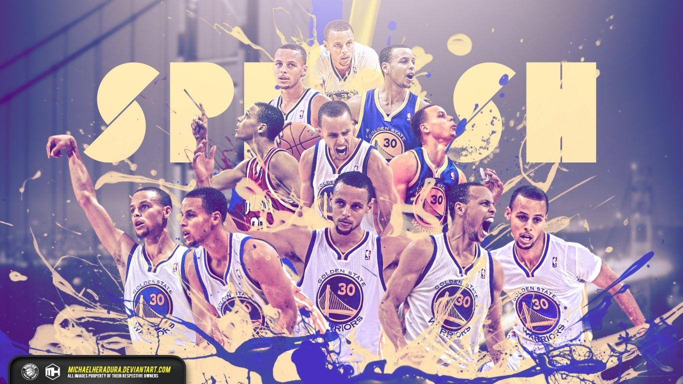 1370x770 klay thompson and stephen curry wallpaper. *Heart Eyes Emoji, Desktop