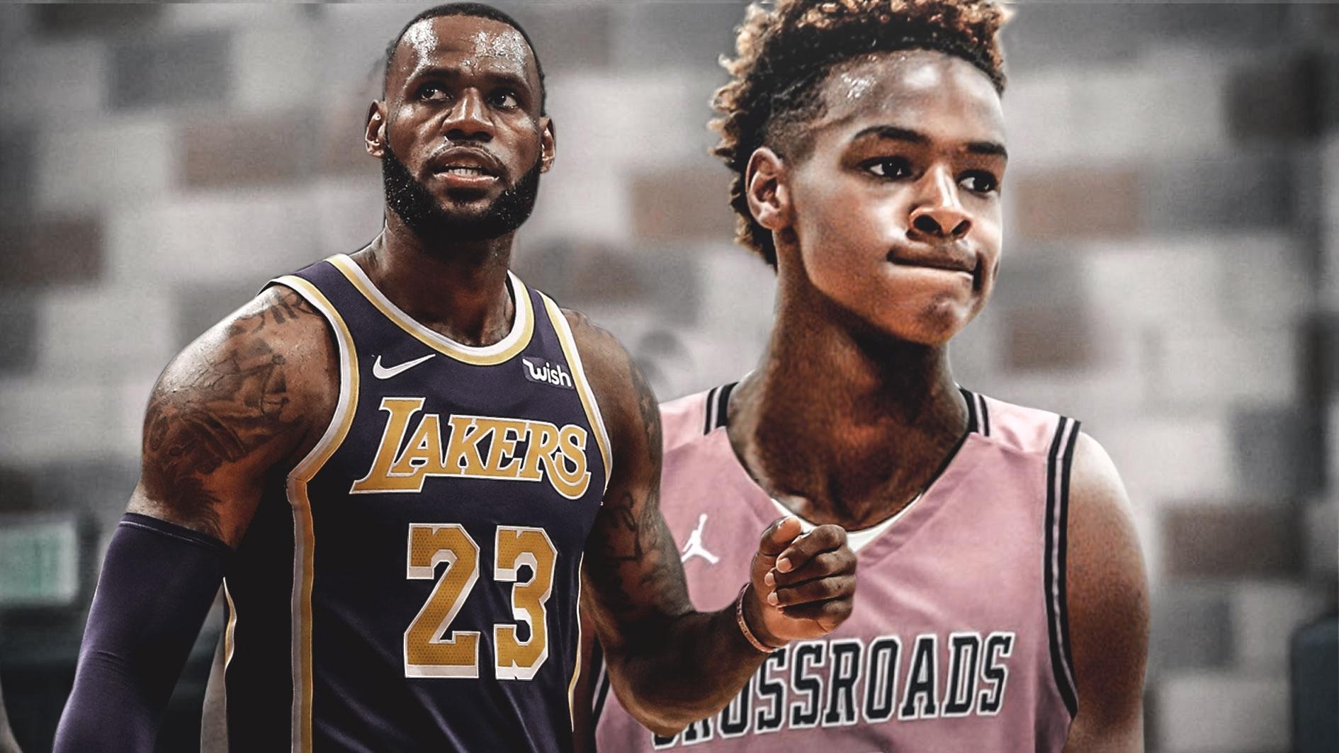 1890x1070 Lakers news: LeBron James reacts to son choosing to wear his number, Desktop