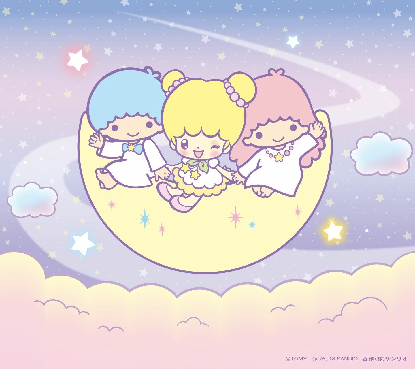 1440x1280 Kiki, Lala et les ami. Little twin stars, Star wallpaper, Kawaii wallpaper, Desktop