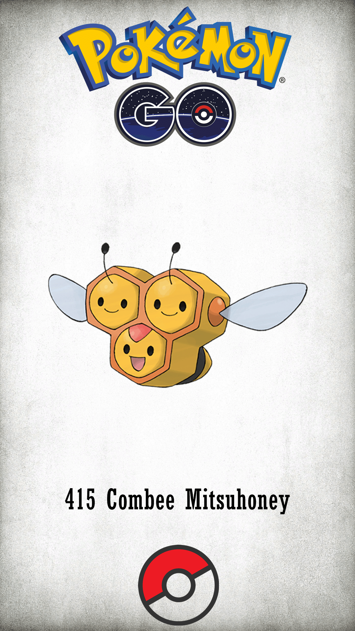 1250x2210 Character Combee Mitsuhoney, Phone