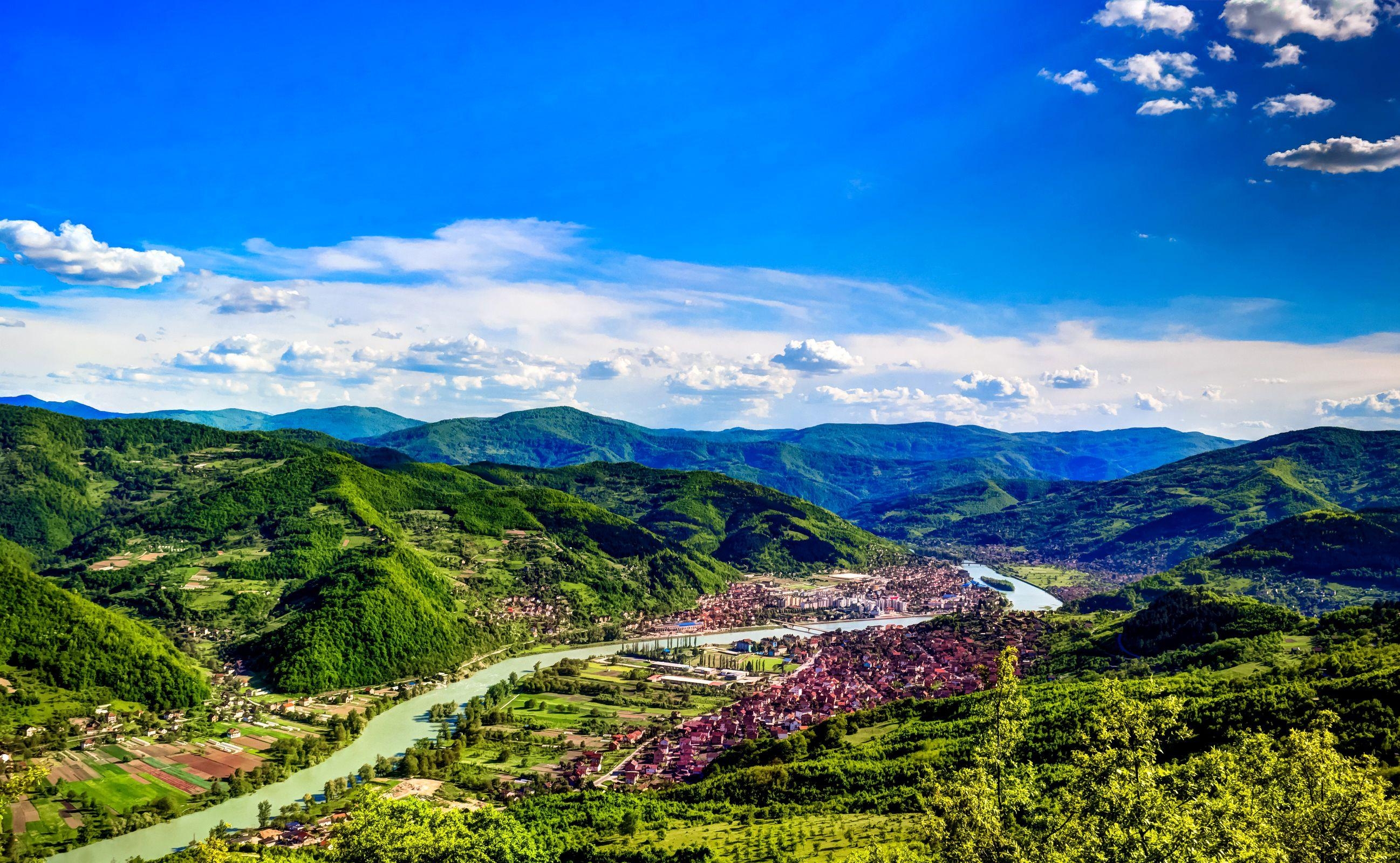 2600x1600 Wallpaper Bosnia and Herzegovina Gorazde Nature Mountains, Desktop