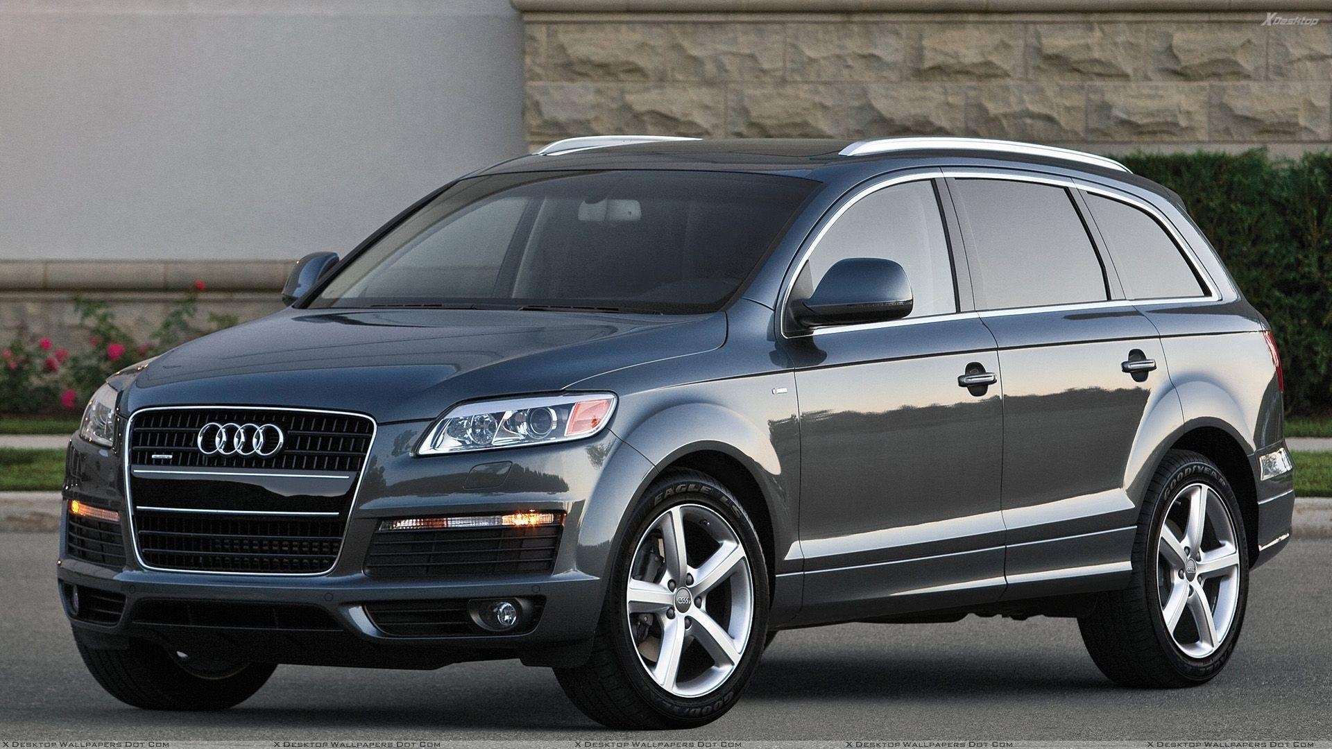 1920x1080 Audi Q7 In Grey Front Side Pose Wallpaper, Desktop