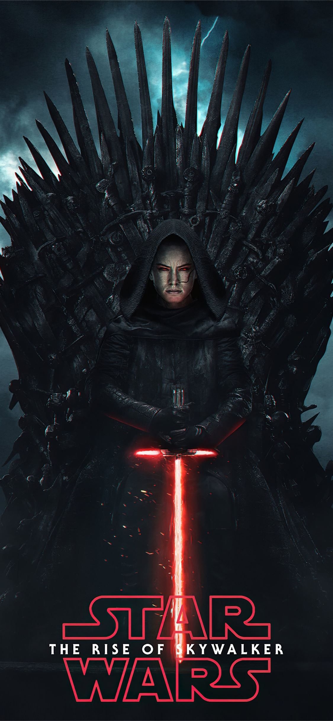 1130x2440 dark rey starwars iPhone X Wallpaper Free Download, Phone