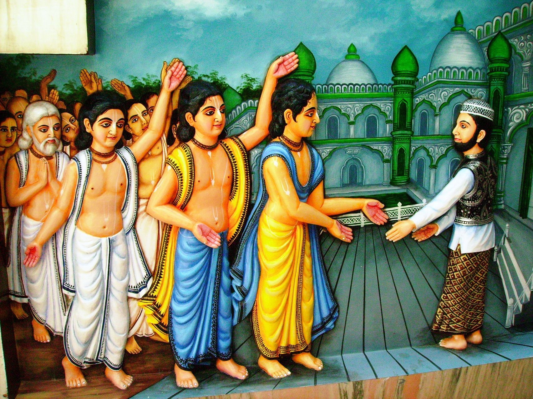 1710x1280 Lord Chaitanya Mahaprabhu and the Muslim Chand Kazi, Desktop