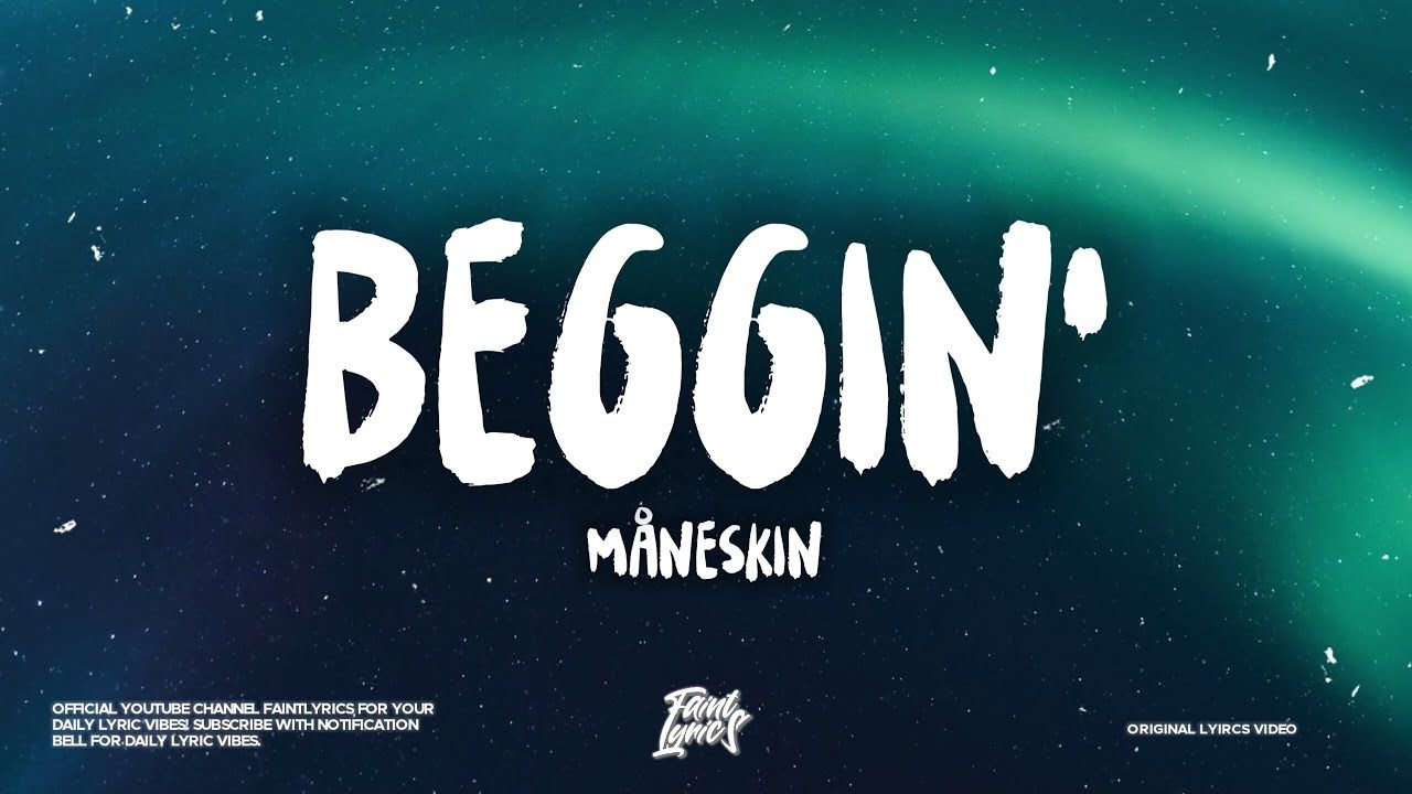 1280x720 Måneskin' (Lyrics Testo) Ratatata, I'm Beggin', Beggin' You, Desktop